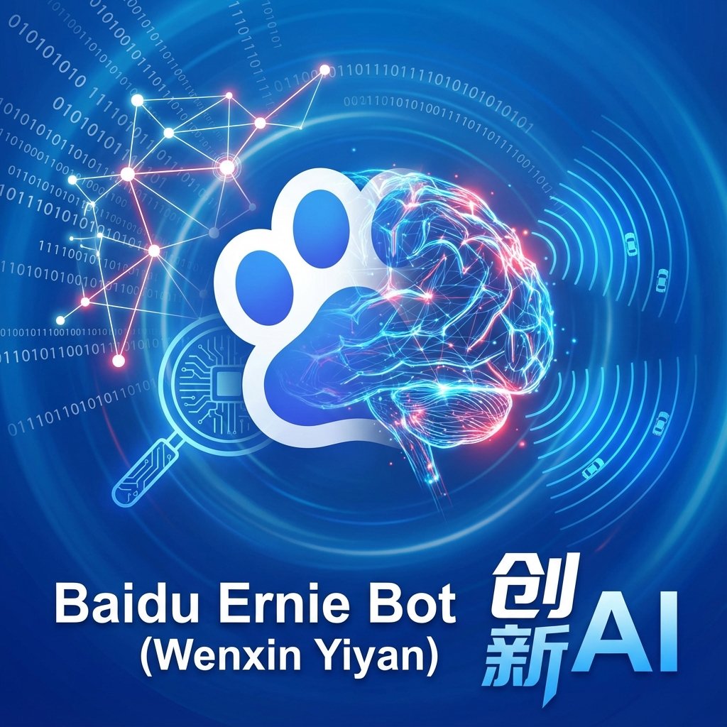 Logo et présentation de Baidu, acteur majeur de l’intelligence artificielle et développeur de modèles de langage avancés