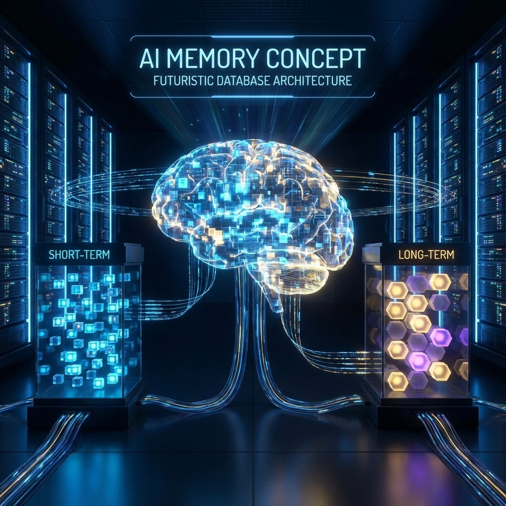Schéma illustrant les systèmes de mémoire pour agents IA dans les systèmes d&rsquo;agents d&rsquo;intelligence artificielle