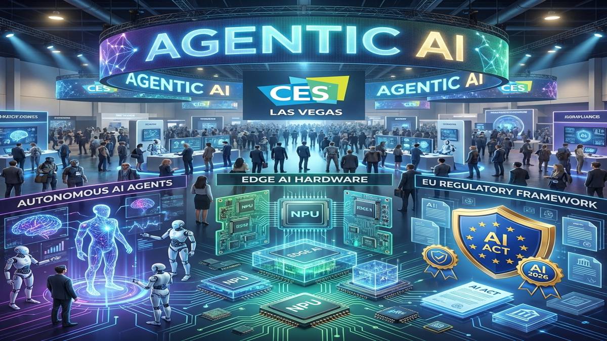 Le CES 2026 à Las Vegas consacre l'intelligence artificielle agentique avec agents autonomes, Edge AI embarquée et réglementation européenne imminente CES 2026 : Fin de l’ère des chatbots et avènement de l’IA agentique