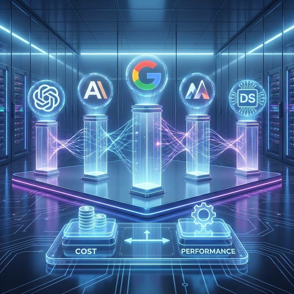 Illustration détaillée de la comparaison des APIs de modèles de langage