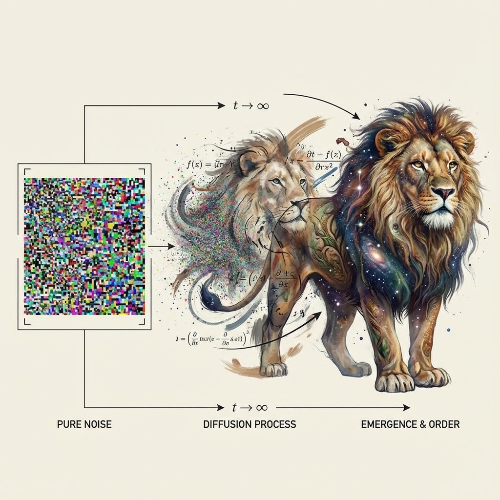 Illustration détaillée de les modèles de diffusion pour la génération d’images