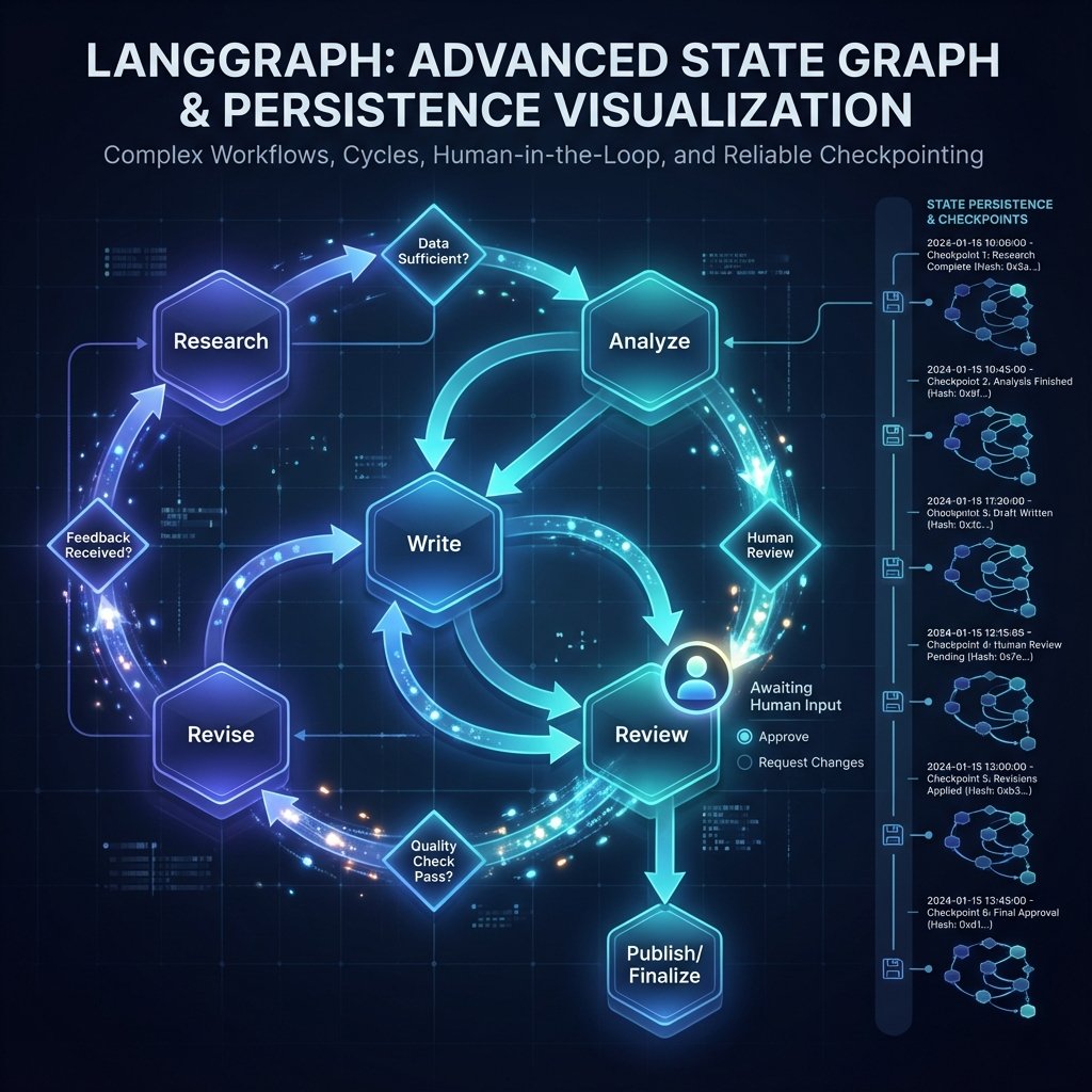 Diagramme d&rsquo;architecture LangChain illustrant LangGraph pour des workflows complexes pour le développement d&rsquo;applications IA