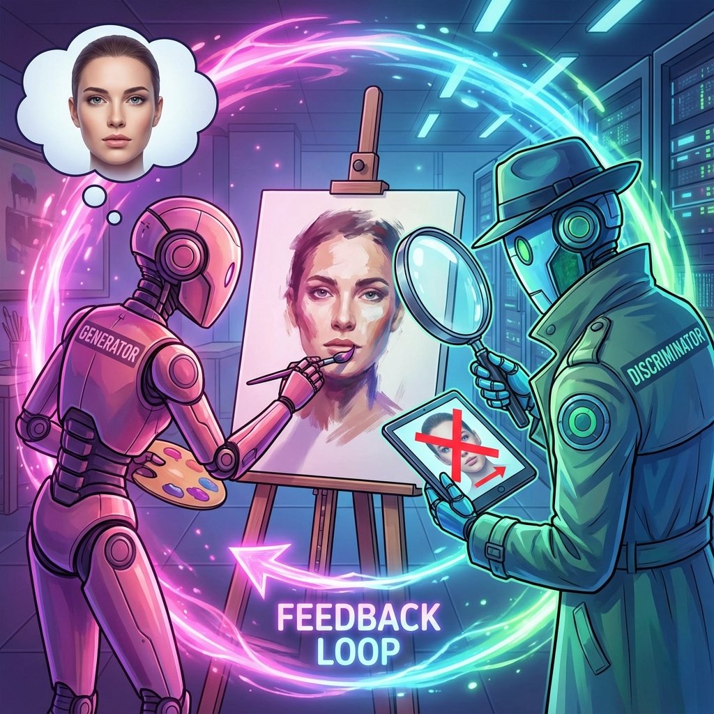 Code et visualisation PyTorch pour les Generative Adversarial Networks (GANs) dans le développement de modèles d’IA