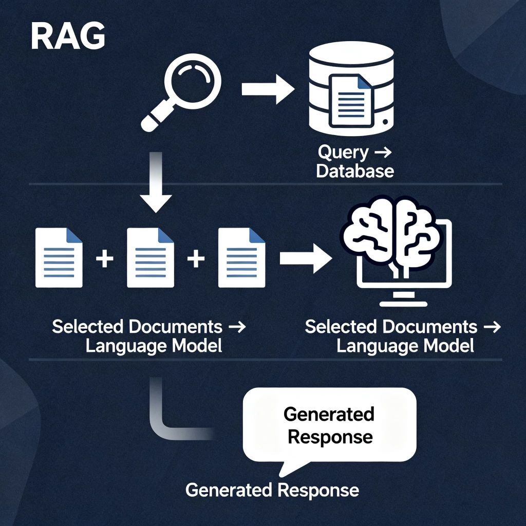 Illustration détaillée de le RAG (Retrieval-Augmented Generation)